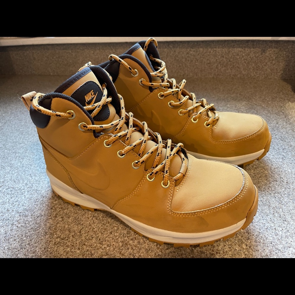 NIKE MANOA LEATHER 454350-700 HAYSTACK BROWN BOOT